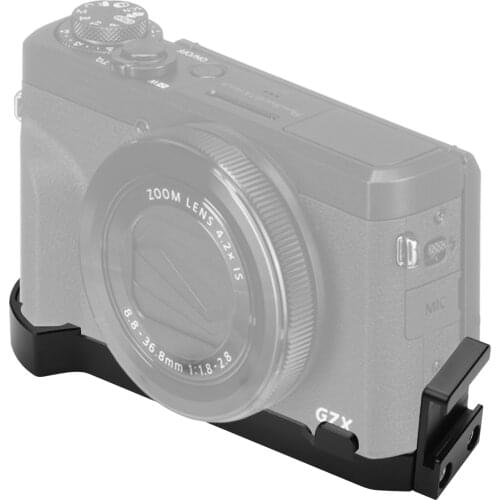 L Mount Plate with Cold Shoe 1/4 Screw Wrench Replacement for Canon G7X Mark III/II Camera