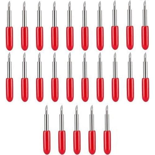 25Pcs 45 Degree for Roland Cutting Plotter Vinyl Cutter Knife Blade Blade High Hardness Tungsten Carbide Machine Tool