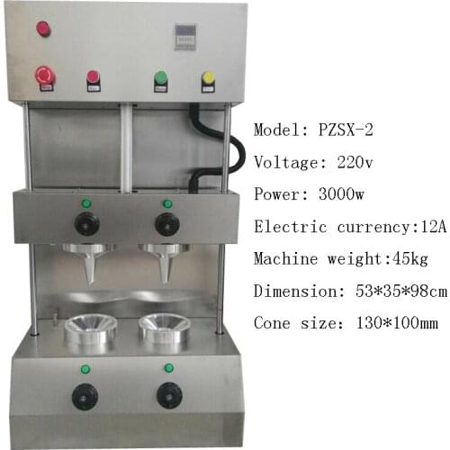 Hot Selling Desktop Pizza Cone Forming Machine High Quality Pizza Cone Machine