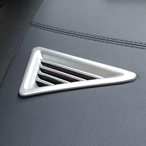 ABS Matte For Toyota Alphard 2016 2017 2018 car styling auto accessories Car front Small air outlet Decoration Cover Trim 2pcs