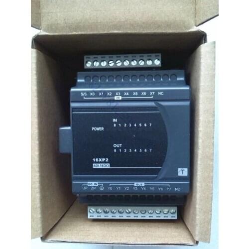 New original ES2 series DVP16XP211R digital expansion module 16 points 8DI 8DO relay DC power supply programmable controller spo