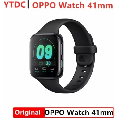 Original OPPO Watch 41mm eSIM Aluminum Alloy Case 1.6inch AMOLED Screen Snapdragon2500 1GB 8GB NFC Smart ColorOS Watch