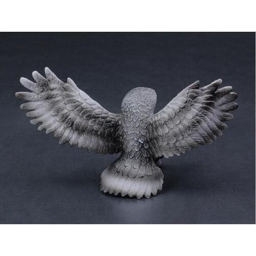 Lovely Exquisite old crafts decoration Owl Hand Statue Lovely Gift Wholesale Birdie animal model owl eagle Designer