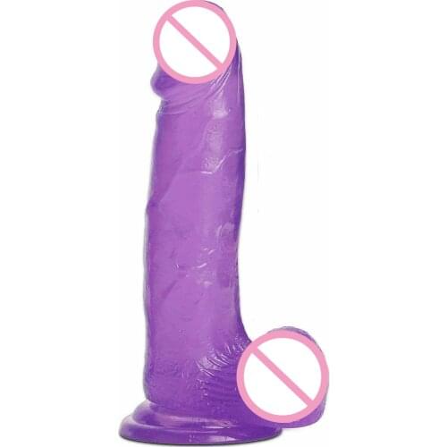 Realistic Feeling Soft TPE Penis Vibrator Faloimetor Cock for Women Womens Dildo Sex Toys Dildosex Toy Masturbators Sex Shop