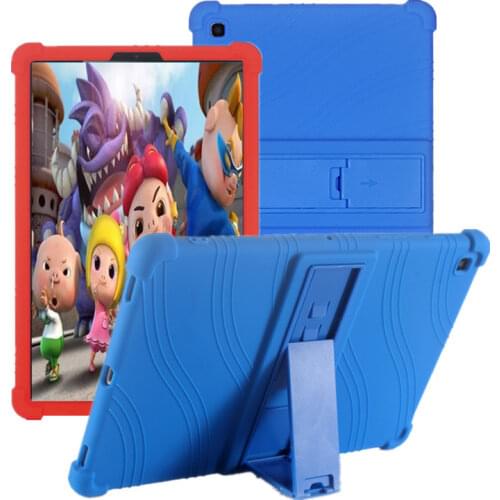 Silicon Cover Kickstand Case For Samsung Galaxy Tab A A7 A8 S6 Lite S5E S7 8" 10.1" 10.4" 10.5" SM-T870 T500 P610 T720 T510 T290