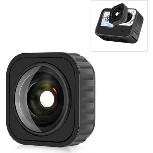 Compatible with GoPro9 Max Interchangeable Maximum Ultra-wide Angle Lens 155 Degree-FOV Waterproof Improve Depth Field