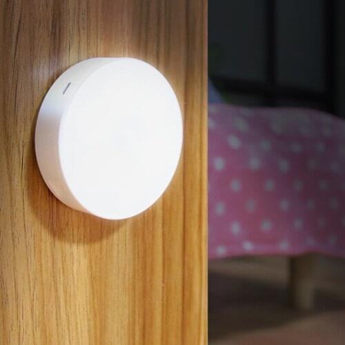 LED Motion Sensor Night Lamp USB Rechargeable Bedroom Wall Lamp Stairs Intelligent Body Light Sensor Lamp Ночники