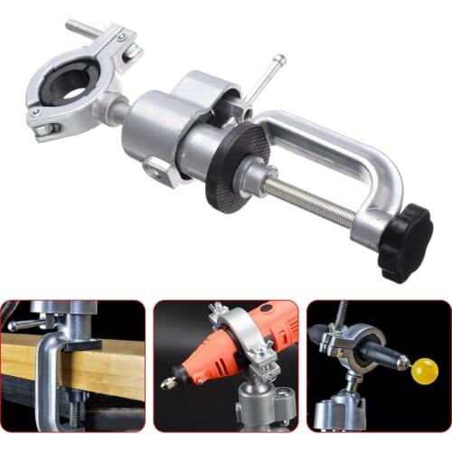 Universal Vise Clamp-on Bench Vises Vice Mini Grinder Holder Electric Drill Stand Rotating Tools Aluminum Alloy
