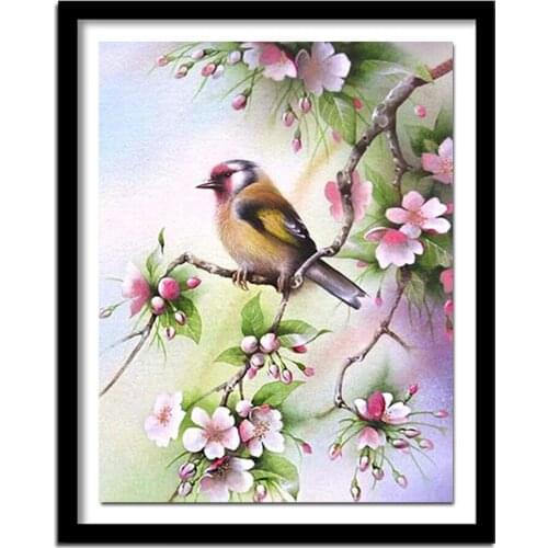 Bead embroidery diamond Birds flowers 5d diamond painting sale full diamond picture of rhinestones cross-stitch kits art