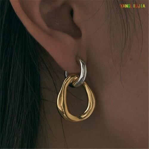 YANGLIUJIA Women's Gold Earrings