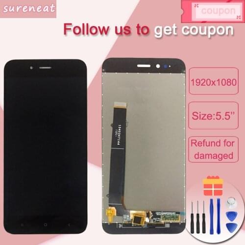5.5" For Xiaomi Mi A1 Mi 5X LCD Display+Touch Screen Digitizer Assembly Replacement Phone Parts 4GB 32GB 64GB