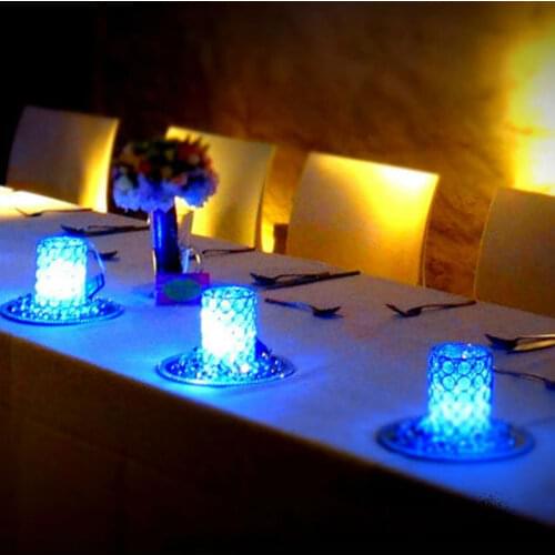2 pieces/lot 4 inch LED Light base round panel plate lights for flower glass vase eiffel tower bottle lamps with remote control
