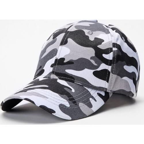 2021 New Fashion Wholesale Cotton Camouflage Cap Unisex Hat Adjustable Plain Baseball Caps