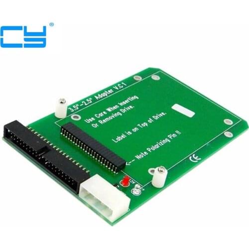 Laptop 44pin 2.5" IDE to 40pin PC 3.5" IDE Adapter Adaptor PCBA for Hard Disk Drive