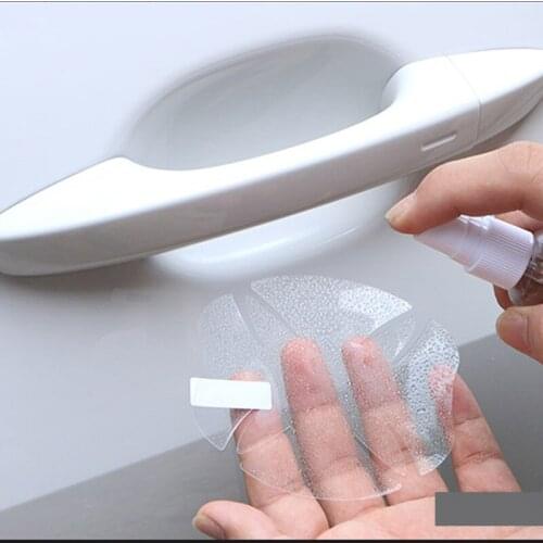 Car Sticker For Volkswagen VW Tiguan MK2 2017 2018 2019 2020 Door Handle Bowl Cover Modification Transparent Film Decoration