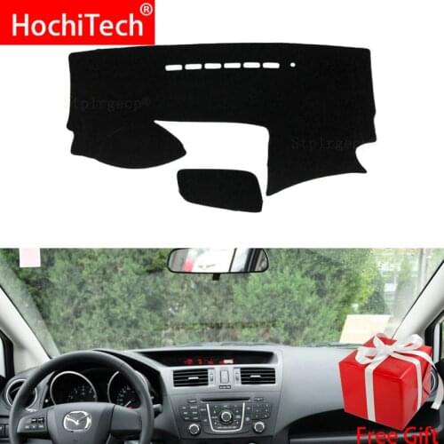 Car Dashboard Avoid Light Pad Instrument Platform Desk Cover Mats Carpets for Mazda 5 mazda5 Premacy 2011~2016 MK3