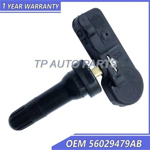 4 Pieces Tire Pressure Monitoring Sensor TPMS OEM 56029479AB Compatible With Jeep
