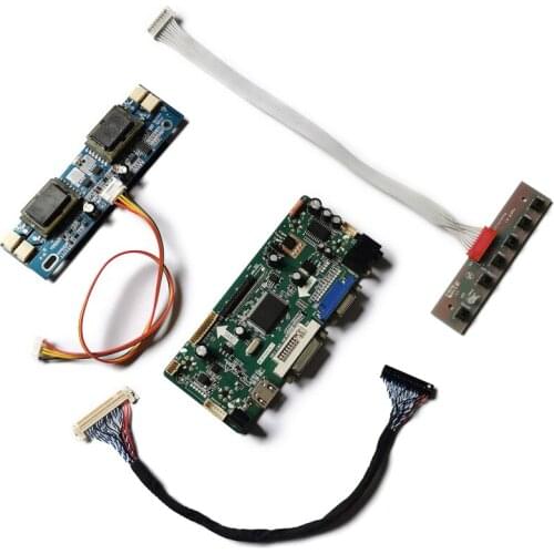 For LM190E02/LM190E03/LM190E05/LM190E08 screen VGA+DVI 30-Pin 1280*1024 M.NT68676 display controller board kit 4CCFL LVDS