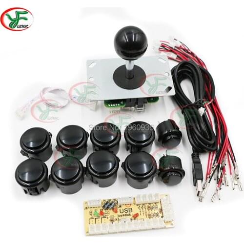 Classic Arcade Kit Zero Delay USB Encoder PC Raspberry Pi Joystick Arcade DIY