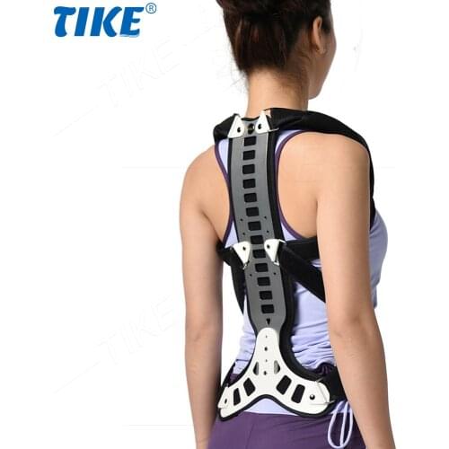 TIKE Metal Back Brace Posture Corrector Spinal Brace Support Recover Humpback Correction Back Shoulder Neck Pain Relief Support