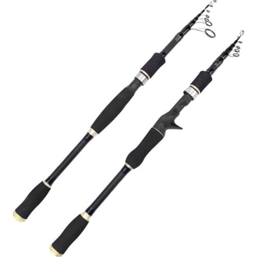 2019 New High Carbon Fiber Fishing Rod 1.8-3.6m Outdoor Fishing Tackle Tools Fiberglass Sea Rod Telescopic Fishing Rod Pole