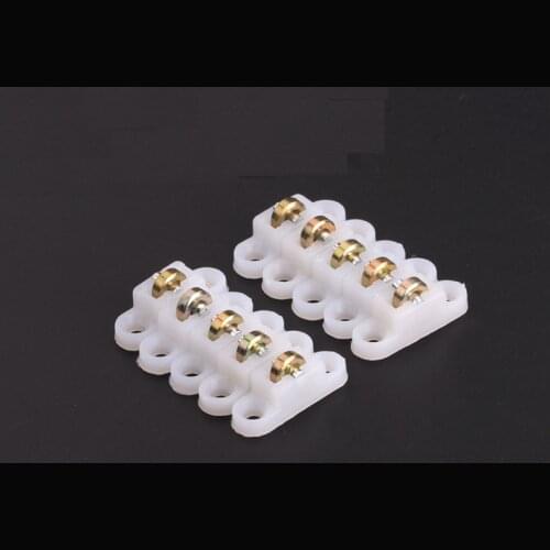 10 Pcs Plastic steel screen window pulley Sliding window roller Mute windows Sliding Door Bearing Copper wheel Hardware pulley