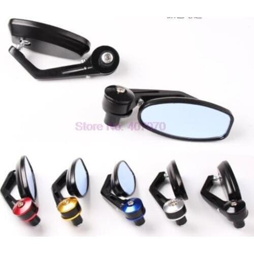 By DHL or Fedex 10pair Aluminum Bar End Mirrors Motorcycle Bike Crusier Chopper ATV BOBBER CAFE RACER MOTORCYCLE ACCESSORIES