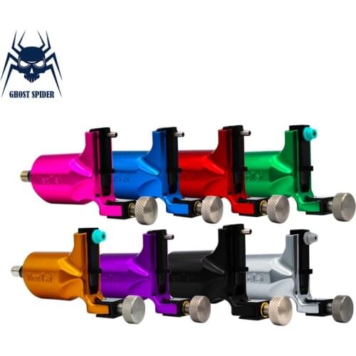 GHOST SPIDER Professional Rotary Tattoo Machine Pen Aluminium Alloy Tattoo Gun For Tattoo Supplly
