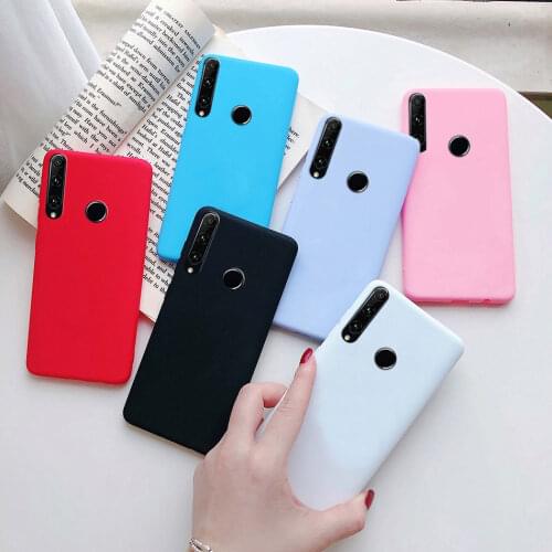 Shockproof Soft TPU Candy Color Silicone Case for Huawei Honor 10i HRY-LX1T HRY-LX1 10 lite 10lite 10 i Phone Back Cases Cover