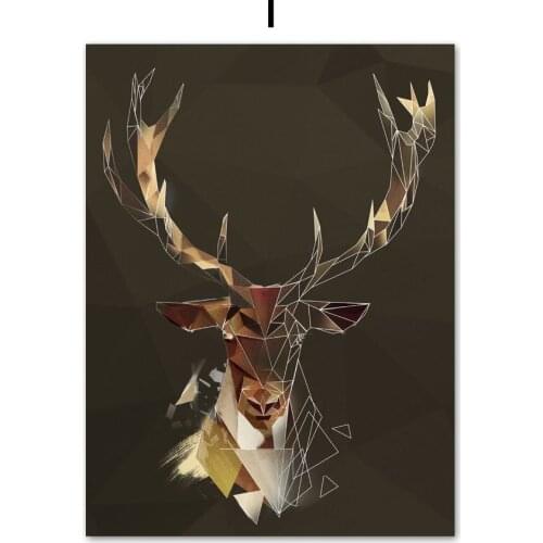 Nordic Modern Design Geometry Animal Art Decor Picture Quality Canvas Painting Home Decor Poster Living room Wall Decor