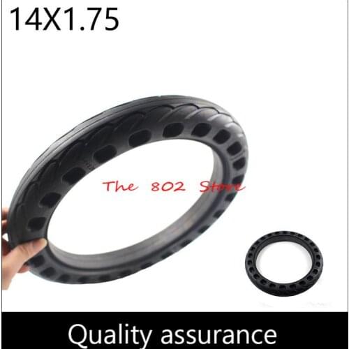 14x1.75 14 inch non-inflatable solid tire for lithium tram bicycle electric bicycle BMX Kids Bikes Ultralight Folding Bike