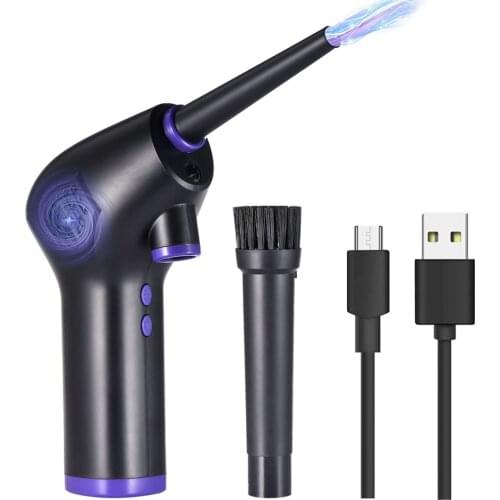 35000RPM Cordless Air Duster for Cleaning Replaces Compressed Spray Gas Cans 60W Rechargeable Cleaner Blower for Computer camera