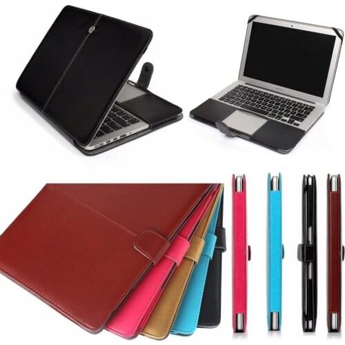 Fashion PU Leather Laptop Case For Apple Macbook Pro Air Retina 11 12 13 15 inch Ultrabook Notebook Cover bag for Mac book 13.3