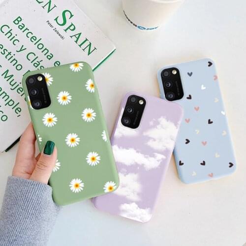 For Samsung Galaxy A41 Case 6.1" Soft TPU Phone Cover For Samsung A 41 GalaxyA41 Avocado Shockproof Fundas Bumper Shell Etui