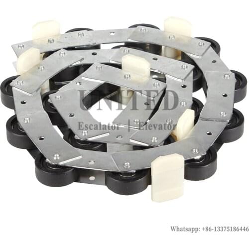 Escalator Newel Chain SEH498347 16 Rollers OD46 W18 Bearing 6202