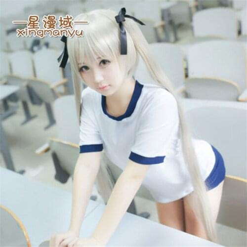 In solitude where we are least alone Kasugano Sora Gymnastics suit cosplay costume dress Free Shipping
