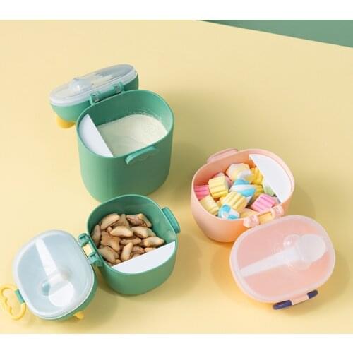 Baby Food Container Baby Powder Milk Dispenser Container For Childrens Food Portable Mix Container For Babies Food Storage