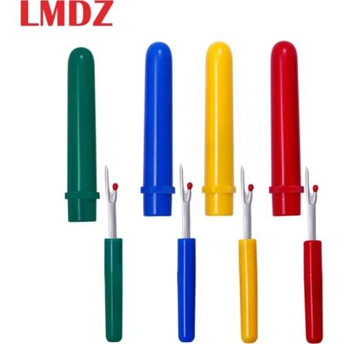 LMDZ Seam Ripper Cross Stitch Sewing Tools Sharp Stitches Removed Tool Safe Plastic Handle Craft Thread Cutter