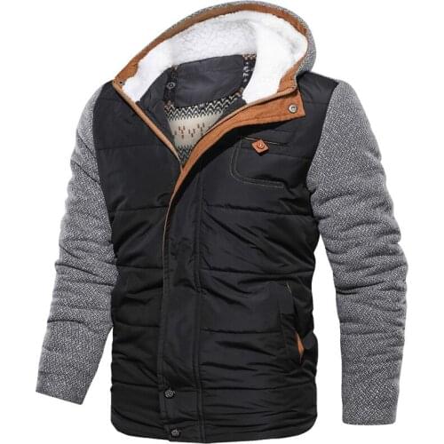 Brand Parkas Winter Jacket Men EU Size M-3XL Casual Slim Fit Cotton Thick Mens Coats Fashion Warm Hooded Parka Casaco Masculino