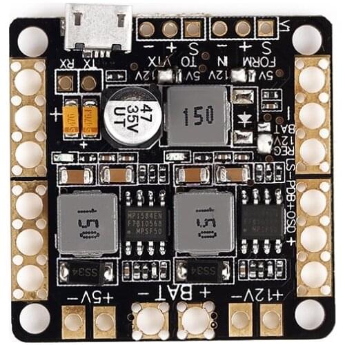 NAZE32 F3 Power Distribution Board PDB With Filter BEC Output 5V 12V 3A OSD BEC Output