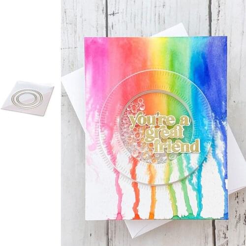 New Size Circle Metal Cutting Dies for DIY Scrapbooking Crafts Dies Cut Stencils Maker Photo Album Template Handmade Decoration