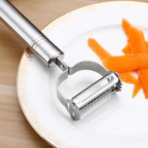 Vegetable Peeler Steel Fruit Grater Multifunction Carrots 2 Celery Tool Potatoes Rustproof 1 Julienne In Cutter Strips Y4M7