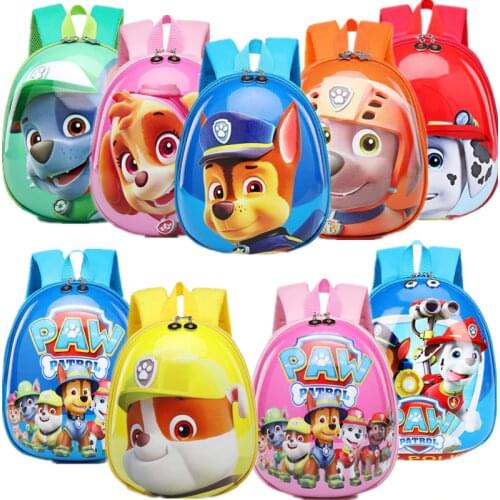 Paw Patrol dog Big Capacity Backpack Anti-lost Easy to clean Rope Travel Essential Harmless Cartoon Children Action Figures Gift