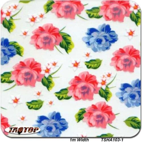 1m 50Sq TSHA103-1 Flower Transfer Print Film Printing Film Water Printing Film Water Transfer Printing Film