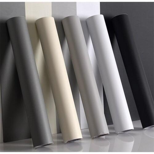 10M/20M Modern Living Room Furniture Desktop Waterproof Marble Wallpaper Vinyl Self Adhesive Contact Paper Solid ColorHome Decor