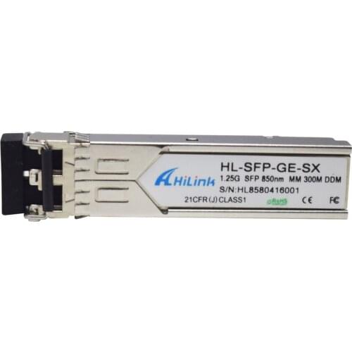 1000BASE-SFP 1.25G 300M SFP 850nm Transceiver Module Duplex LC DOM
