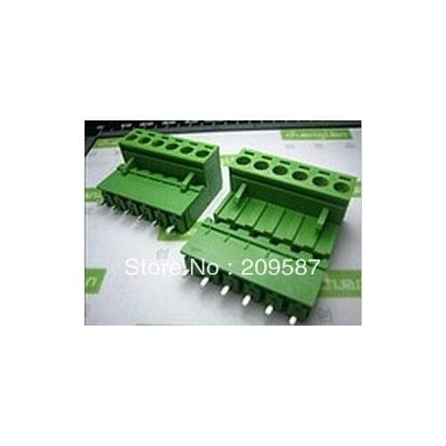 20pcs Block Terminal Wire Connectors 2EDG 5.08-6P