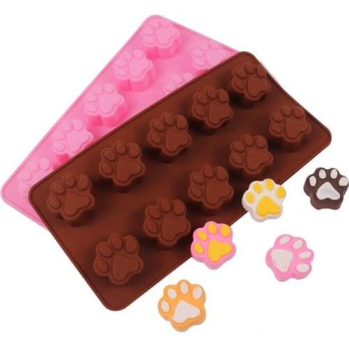 3D Cats Claw Shape Moulds Cute Silicone Mold Cake Mousse for Ice Creams Chocolates Pastry Art Pan Dessert Bakeware Cake Tools
