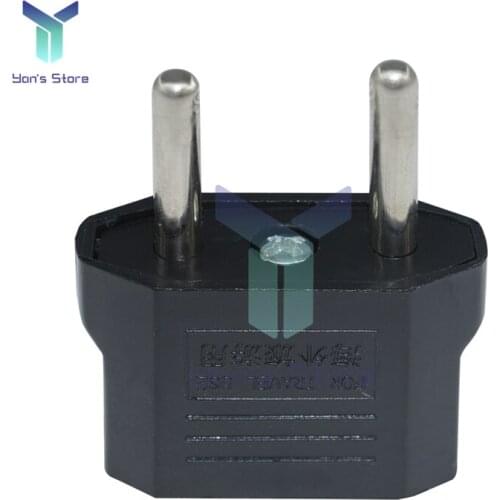 5Pcs High Quality US to EU Adapter Plug Travel Charger USA To Euro Europe Wall Plug AC Power Adaptor Outlet Converter Socket