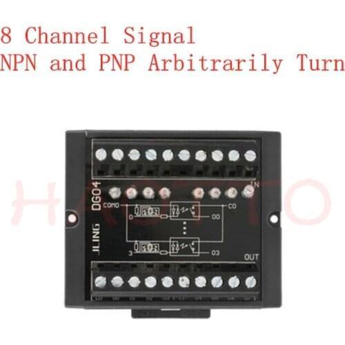8-channel SIGNAL NPN and PNP arbitrary mutual conversion wide voltage 10-28v